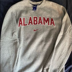 Gray Alabama Nike Crewneck Sweatshirt